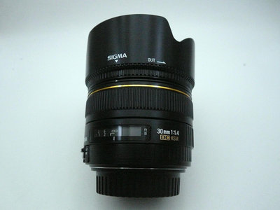 *大光圈、人像* SIGMA 30mm F1.4 EX DC HSM  - Canon接環 - 附UV保護鏡 -