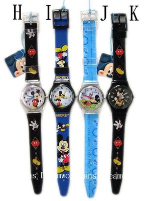 【卡漫迷】 特價199 米奇 膠錶 六選一 ㊣版 Mickey 兒童錶 卡通錶 米老鼠 手錶 兒童錶 迪士尼