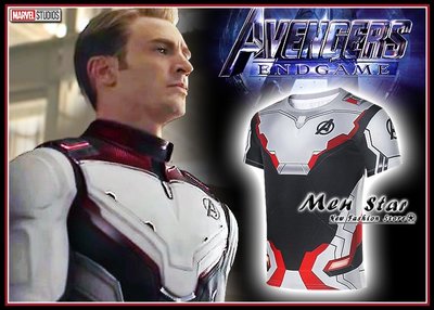 【Men Star】免運費 復仇者聯盟 4 量子裝 avengers4 運動T桖 量子 社團 團購 大量 零碼 短T服裝