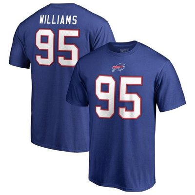 NFL 球衣橄欖球聯盟 Bills 布法羅比爾隊 球員棉短袖T恤 ainimkin