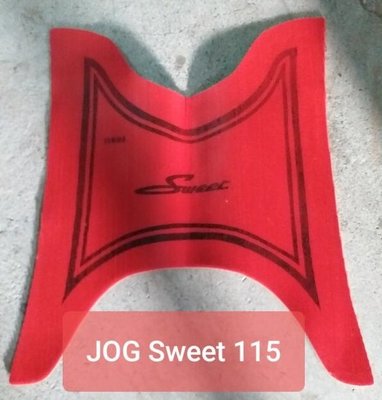 🎪又吉零售 JOG SWEET 真水115 紅色腳踏墊(下標前請留意說明)