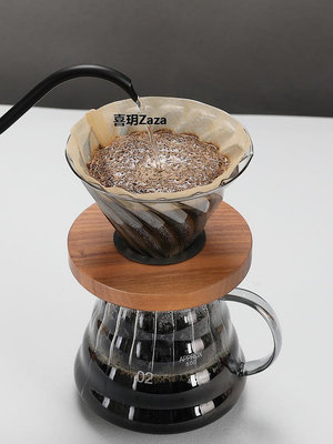 新品咖啡壺手沖咖啡過濾器V60咖啡濾杯咖啡分享壺咖啡用具套裝器具
