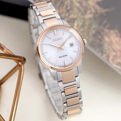 【時光鐘錶公司】CITIZEN 星辰 錶 EW2596-89A PAIR對錶光動能時尚雙色簡約氣質 腕錶