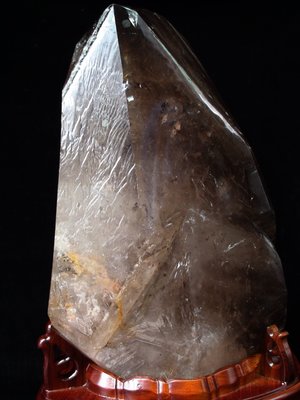 ~shirley 水晶~[明鏡]~優質巴西紅銅鈦茶晶骨幹水晶~43.05公斤~完整度高~稀有品~值得收藏!