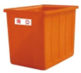 塑膠方型K桶K-1150B沉砂桶1150L橘色塑膠方型桶 強化塑膠桶 普力桶 PE桶水桶萬能桶儲水養殖洗碗種植運輸桶