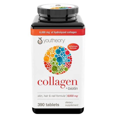 Youtheory 膠原蛋白 Collagen 390 顆  保存期限 : 2025/10