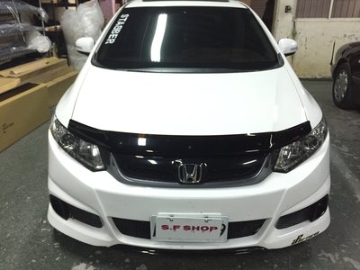 【小夫工作室S.F SHOP】Honda Civic K14 12-on擋蟲板 擋石板 HOOD GUARD