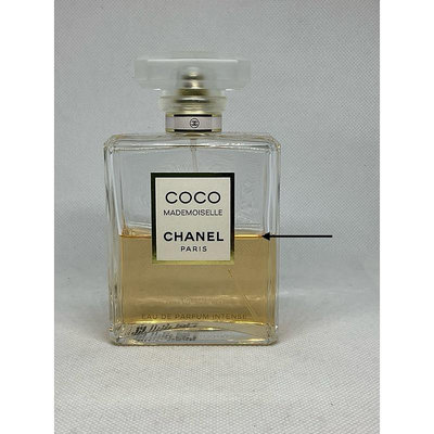 CHANEL 香奈兒 摩登COCO魅惑印記香水100ml (使用過如圖剩餘量如圖箭頭)