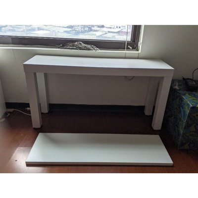 特賣-桌子 書桌 辦公桌 【二手】Ikea宜室宜家 白色長型桌 電視櫃 邊桌