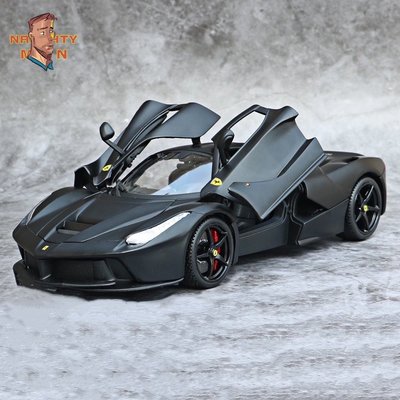 NAU-MAN Ferrari模型車仿真模型1:32合金男生擺件法拉利拉法跑車雙開門超級跑車-星紀車/戶外用品