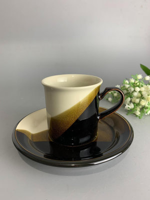 x日本回流 豪雅 hoya k咖啡杯 咖啡杯碟 咖啡杯碟套裝