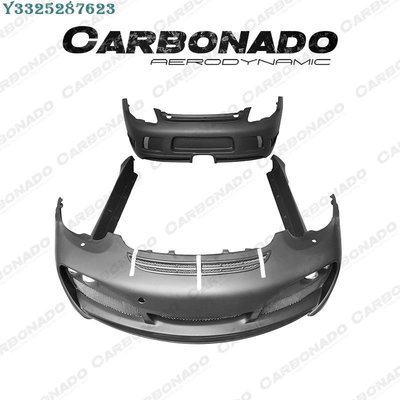 Carbonado 保時捷 987 Cayman Boxster TA改裝碳纖維前保桿側裙后杠 Supar.Car /請議價