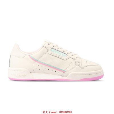 【老夫子】Adidas Continental 80 Off White True Pink 米白 粉 BD7645鞋