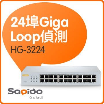 @淡水無國界@ 全新 Sapido HG-3224 1G switch 1GB 24 port 24埠Gigabit