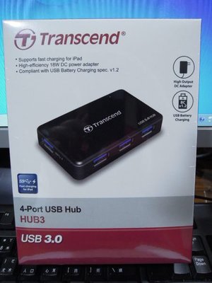 ...點子電腦-北投◎創見Transcend HUB 4port USB HUB USB集線器◎USB 3.0，690元