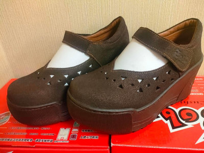 (Zobr~路豹~超值特賣免運 台灣製真皮手工氣墊鞋) 厚底增高鞋 (咖啡8號)