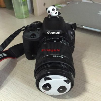 熊貓鏡頭蓋 62mm 18-200mm鏡頭配件 Canon 佳能 單眼相機 通用各式品牌