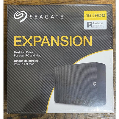 新莊 內湖 自取價8600元 Seagate Expansion 16TB 16T3.5吋 外接硬碟 台灣公司貨
