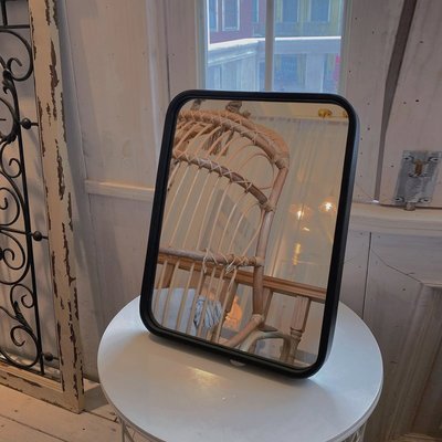 特賣- 拱門形浴室鏡衛生間鏡子家用小型臥室桌面臺式鏡服裝店全身穿衣鏡