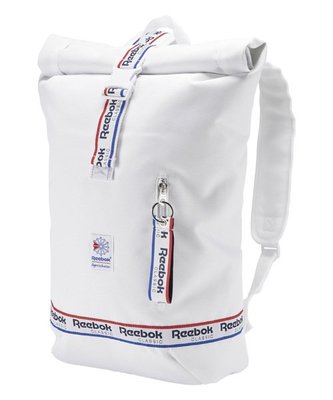 【Mr.Japan】日本限定 Reebok 後背包 學生 單排扣 logo 流行 正品 素色 包包 包 白 預購款