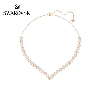 【原裝現貨免運】Swarovski 施華洛世奇ANGELIC SQUARE 璀璨典雅V形項鍊 520禮物送女友