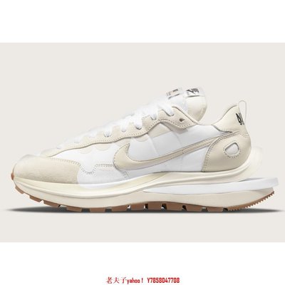 【老夫子】Nike x Sacai VaporWaffle Sail 米白 奶油白 膠底 DD1875-100鞋