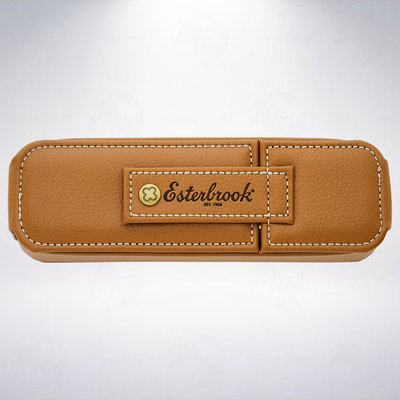 美國 Esterbrook Two Pen Nook 2支裝筆盒: 英倫棕褐色