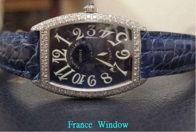 法國櫥窗法蘭克穆勒franck muller鑽石等級d-if1752qz女性手表