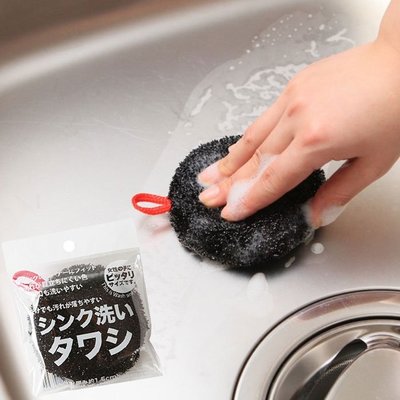 [霜兔小舖]日本代購 Sanbelm 排水口 水槽清潔刷 菜瓜布 水槽免洗劑海綿刷