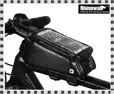 自行車防水上管包 觸控龍頭包 腳踏車頭包 6吋手機袋 豎桿袋 前梁袋 橫梁包 Rhinowalk 送防雨罩