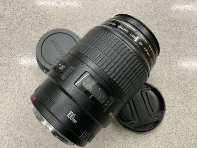 [保固一年][高雄明豐] 95新 Canon EF 100mm f2.8 MACRO USM 便宜賣[11199]