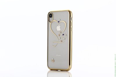 愛心iPhone13手機殼電鍍TPU蘋果11鑲鑽透明全包軟殼女款7P iPhone 手機殼保護套 簡約 最新款
