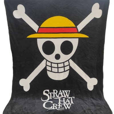 [現貨]海賊王空調毯 航海王ONE PIECE 骷髏頭straw hat crew宿舍午睡毛毯電腦毯 生日交換禮物