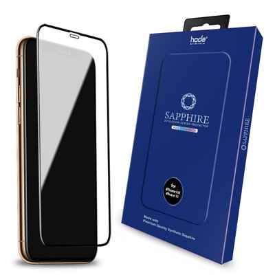 【免運費】 hoda【iPhone 11 / XR 6.1吋】藍寶石幻影3D隱形滿版螢幕保護貼
