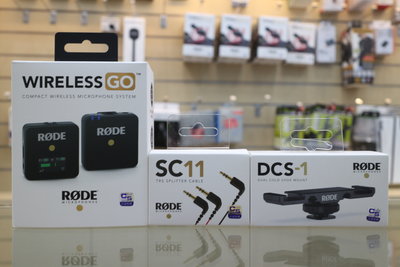 【日產旗艦】 Rode Wireless GO + SC11 + DSC-1 無線麥克風+一對二音源線+雙冷靴架 公司貨