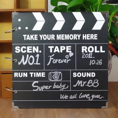 拍立得 電影打板製片相簿相冊 情人節禮物 生日禮物 instax Mini8 Polaroid Fuji 相冊 拍力得