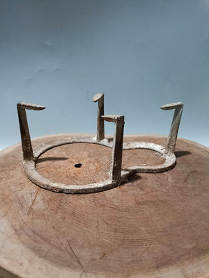 日本茶道具 葫蘆型 伍德架 鐵壺架 火缽架