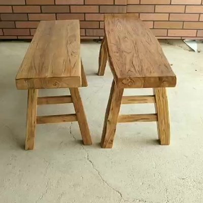 老榆木實木家具長條凳長板凳餐廳飯店餐桌凳家用矮凳換鞋凳子