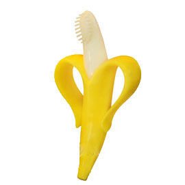 Baby Banana 心型香蕉牙刷-黃色【悅兒園婦幼生活館】