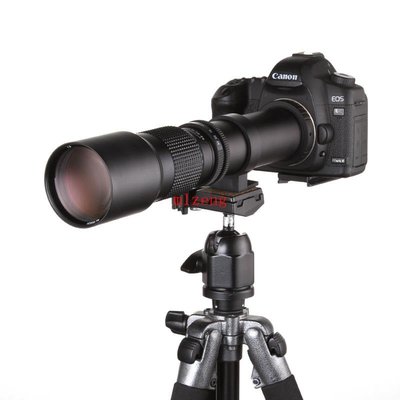 500mm F8遠拍遠攝單眼相機望遠鏡頭拍月打鳥全畫幅手動鏡頭