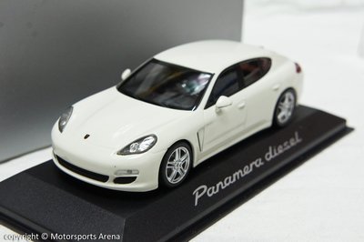 【破盤特價】保時捷原廠 1:43 Minichamps Porsche Panamera Diesel 白色