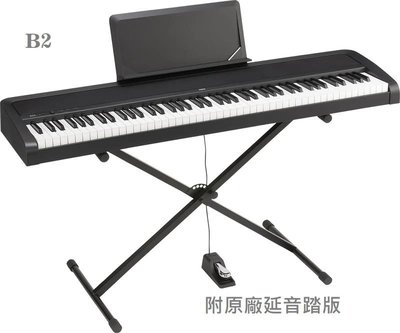 [魔立樂器] 日本國民品牌KORG B2 B2SP電鋼琴 88鍵數位鋼琴 贈X琴架 延音踏板 總代理一年保固
