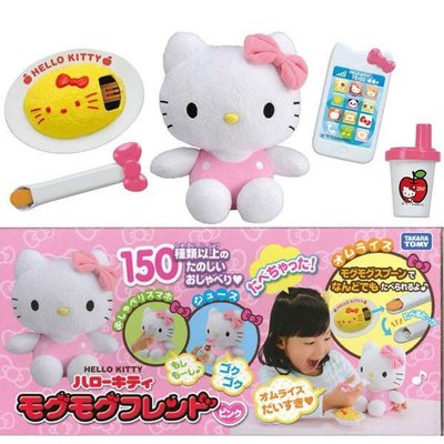 GIFT41 土城店 TOMY TOMICA Hello Kitty 凱蒂貓 兒童 有聲感應絨 玩具 4904810495185