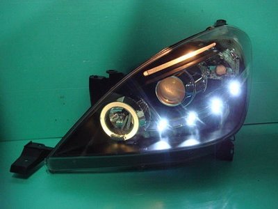 》傑暘國際車身部品《 外銷超亮版 INNOVA 黑框光圈LED燈眉魚眼大燈