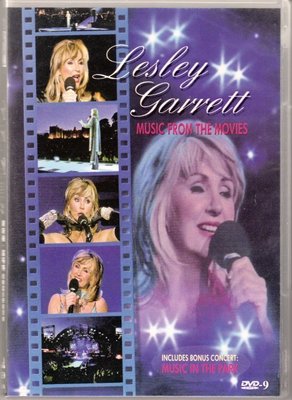 音樂居士新店#Lesley Garrett - Music From the Movies 萊斯麗.嘉芮特 D9 DVD