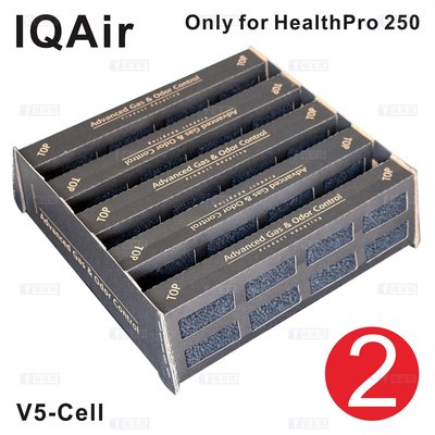 蟎著媽 副廠 第二道 活性炭 濾心 濾網 適用 IQAir HealthPro Plus 空氣清淨機 V5 Cell