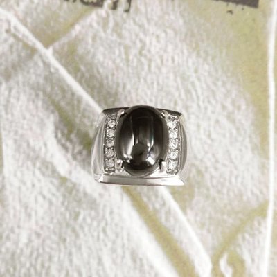【POP+潮飾界】台灣藍寶石專用不鏽鋼戒指 ~ 主石12X16 側面兩邊線不鏽鋼戒指 鈦鋼戒指含主石