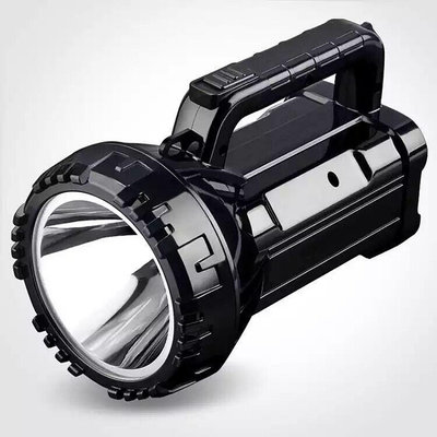 久量LED強光手電筒可充電探照燈超亮戶外巡邏多功能手提礦燈家用