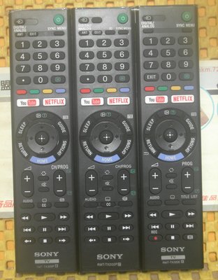 全新SONY 新力 連網電視 KDL-49W660 KD-55X7000 遙控器 通用 RMT-TX200T 300T