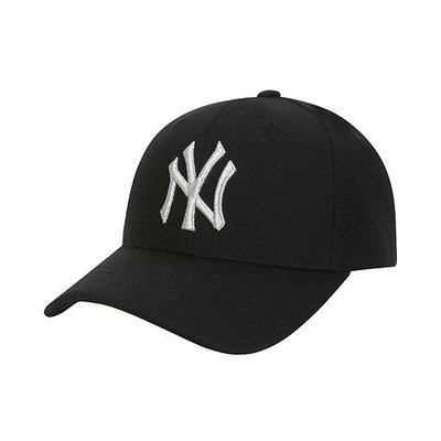 預購 特價【韓Lin代購】韓國 MLB 銀色NY刺繡黑灰色棒球帽 CPIG New York 32CPIG011